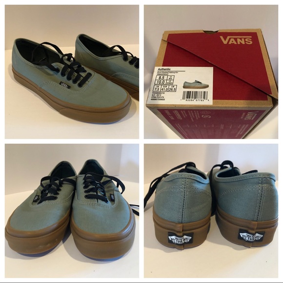 vans authentic trekking green